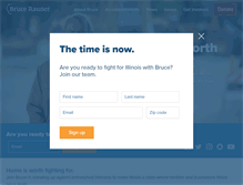 Tablet Screenshot of brucerauner.com